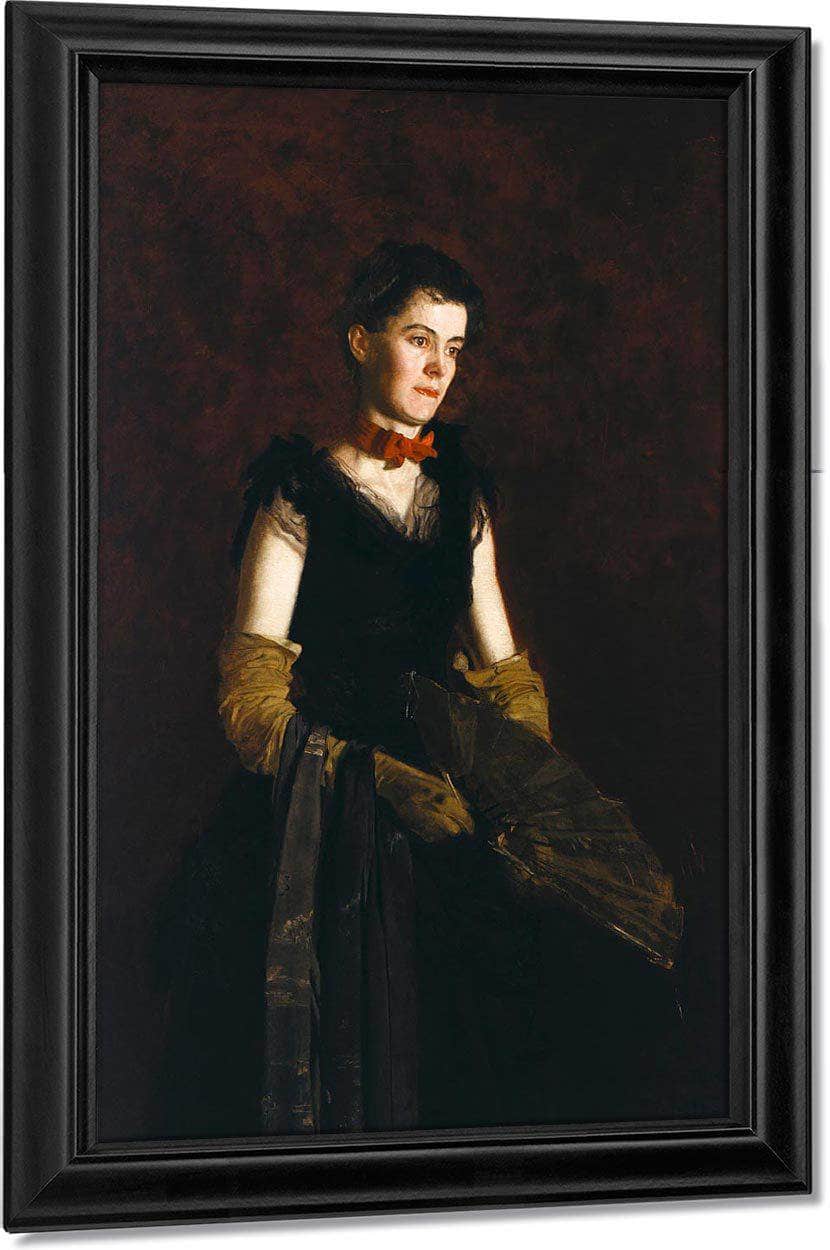 Letitia Wilson Jordan By  Thomas Eakins Fine Art Print
