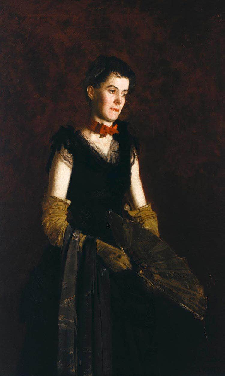 Letitia Wilson Jordan By  Thomas Eakins Fine Art Print