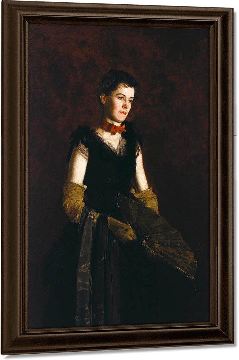 Letitia Wilson Jordan By  Thomas Eakins Fine Art Print