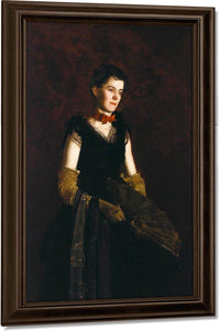 Letitia Wilson Jordan By  Thomas Eakins Fine Art Print