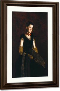 Letitia Wilson Jordan By  Thomas Eakins Fine Art Print