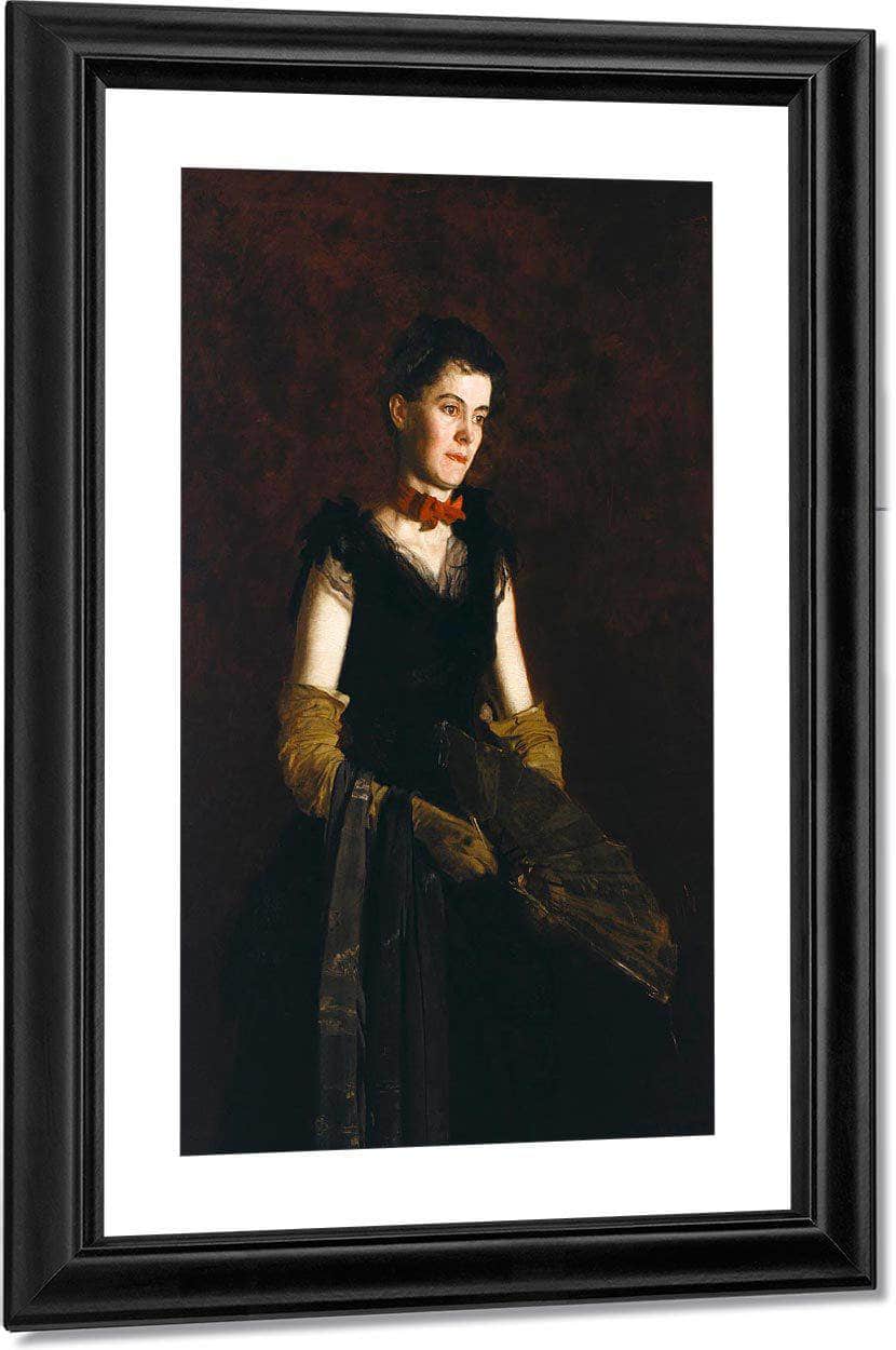 Letitia Wilson Jordan By  Thomas Eakins Fine Art Print