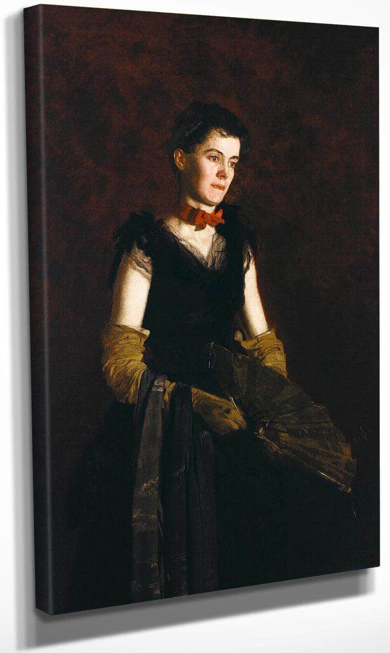 Letitia Wilson Jordan By  Thomas Eakins Fine Art Print