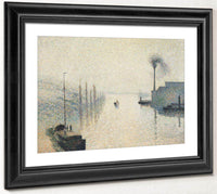 Li Le Lacroix Rouen The Effect Of Fog By Camille Pissarro Fine Art Print