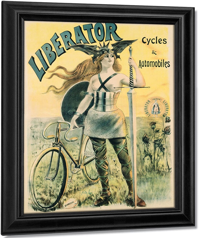 Liberator Cycles & Automobiles Poster By Pal Fine Art Print