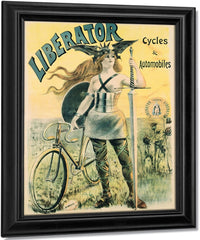 Liberator Cycles & Automobiles Poster By Pal Fine Art Print