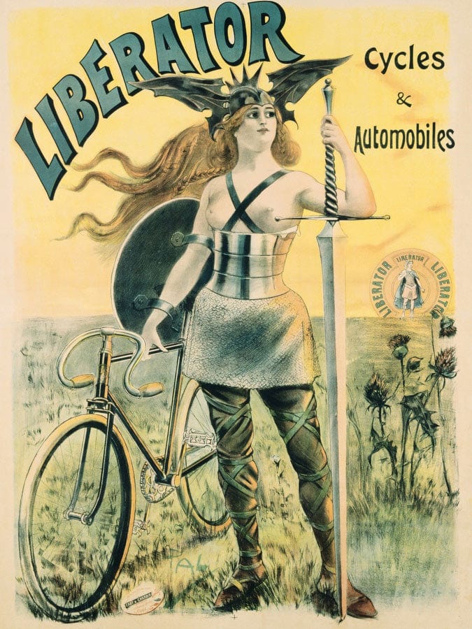 Liberator Cycles & Automobiles Poster By Pal Fine Art Print
