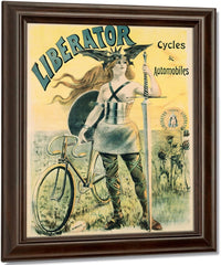 Liberator Cycles & Automobiles Poster By Pal Fine Art Print