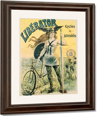 Liberator Cycles & Automobiles Poster By Pal Fine Art Print