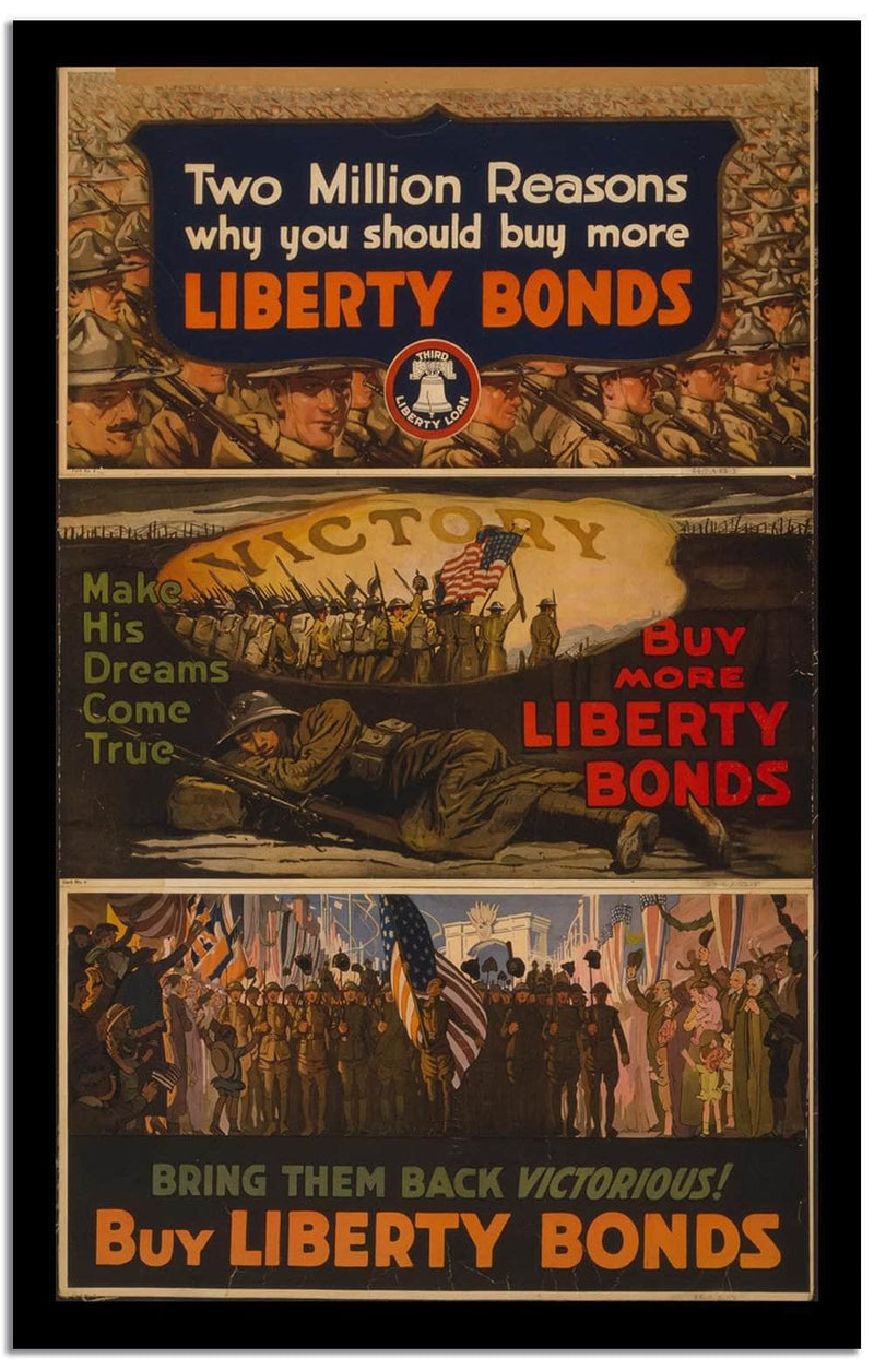 Liberty Bonds  Vintage Poster Fine Art Print
