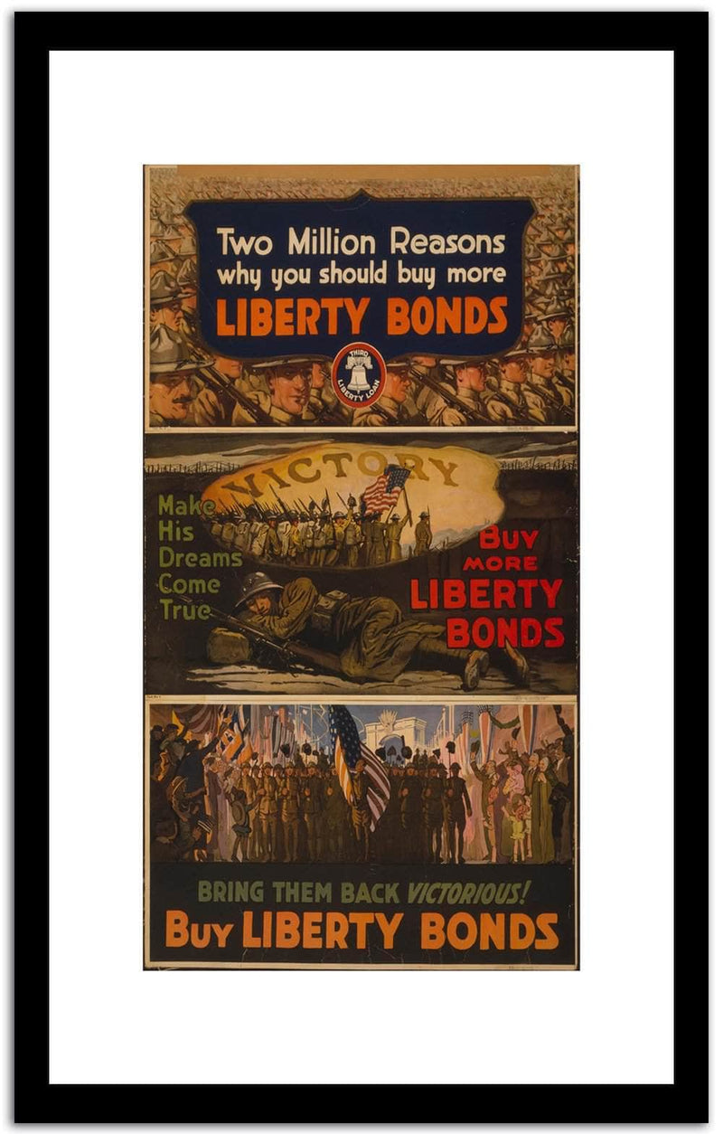 Liberty Bonds  Vintage Poster Fine Art Print