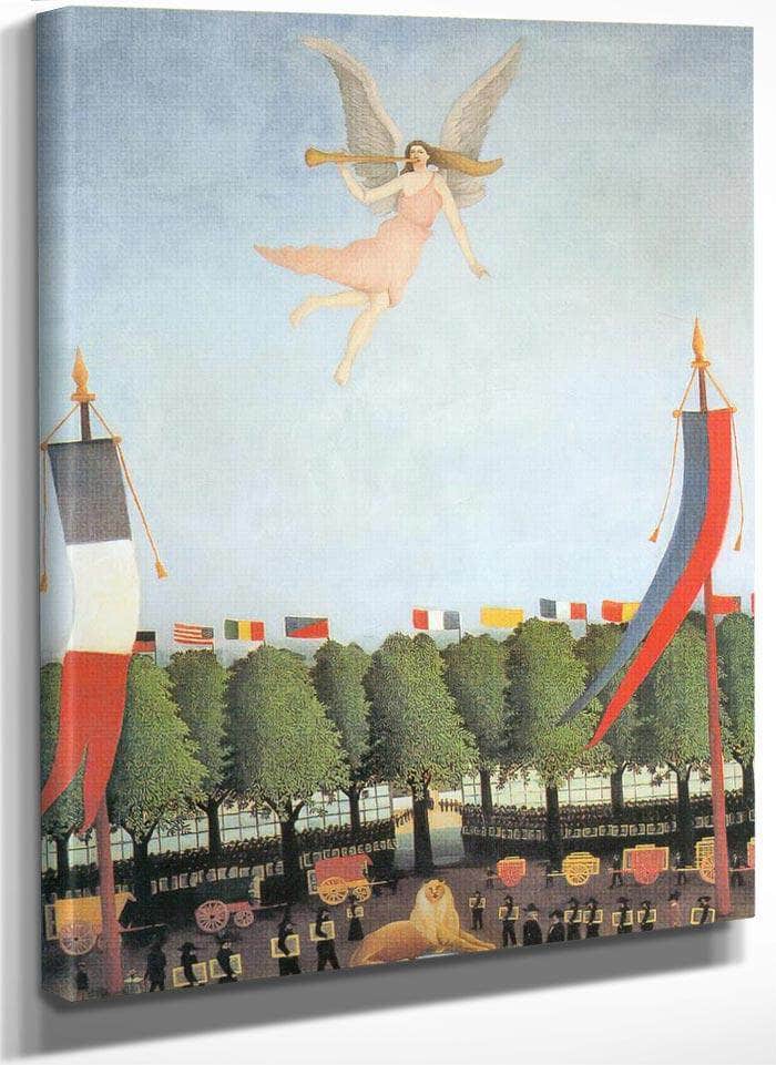 Liberty Invitting The Artists To Take Part  In The 22Nd Exhibition Of The Artistes Inde Pendants1906 By Henri Rousseau Fine Art Print