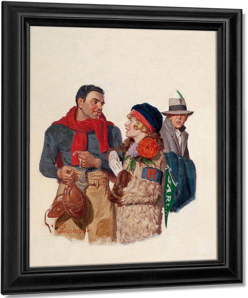 Liberty Magazine Cover November 6 1926 By Leslie Thrasher Fine Art Print