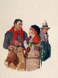 Liberty Magazine Cover November 6 1926 By Leslie Thrasher Fine Art Print