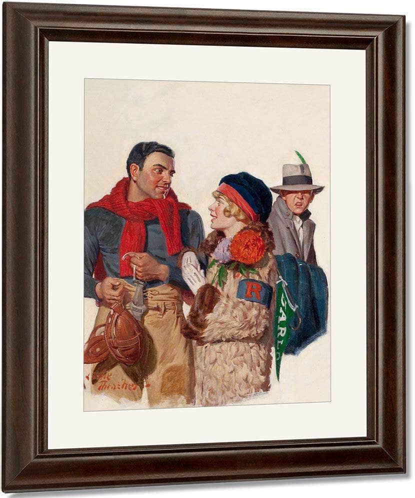 Liberty Magazine Cover November 6 1926 By Leslie Thrasher Fine Art Print