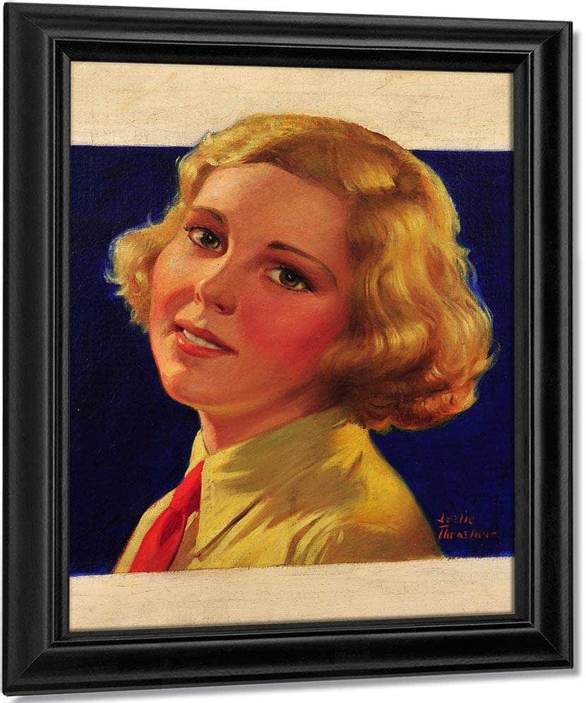 Liberty Magazine Cover October 1 1932 By Leslie Thrasher Fine Art Print