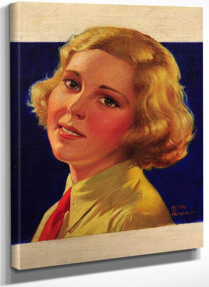 Liberty Magazine Cover October 1 1932 By Leslie Thrasher Fine Art Print