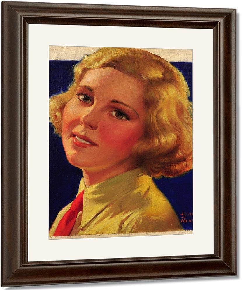 Liberty Magazine Cover October 1 1932 By Leslie Thrasher Fine Art Print