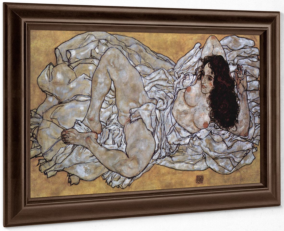 Liegende Frau 1917 96X171Cm Leopold Museum By Egon Schiele Fine Art Print