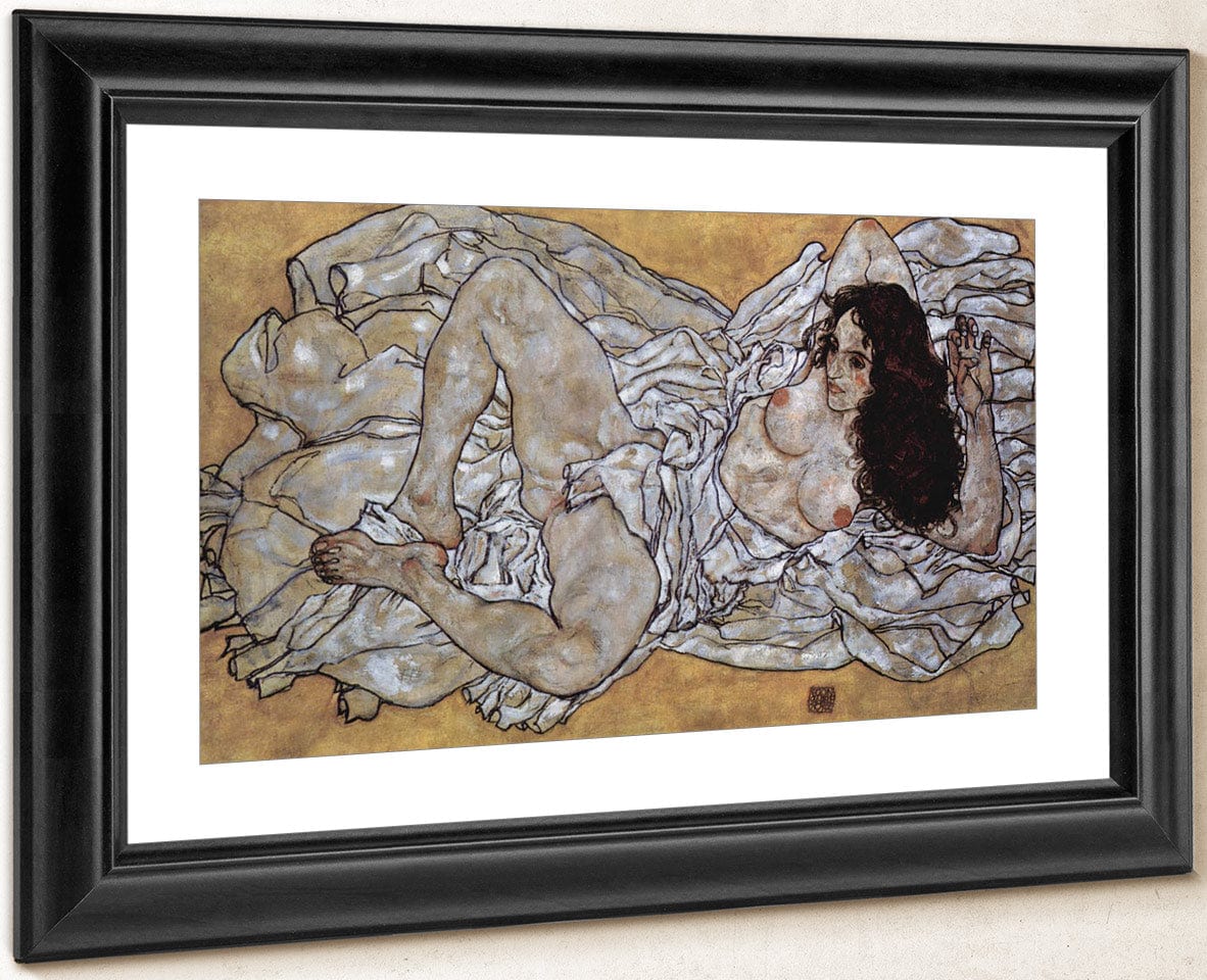 Liegende Frau 1917 96X171Cm Leopold Museum By Egon Schiele Fine Art Print