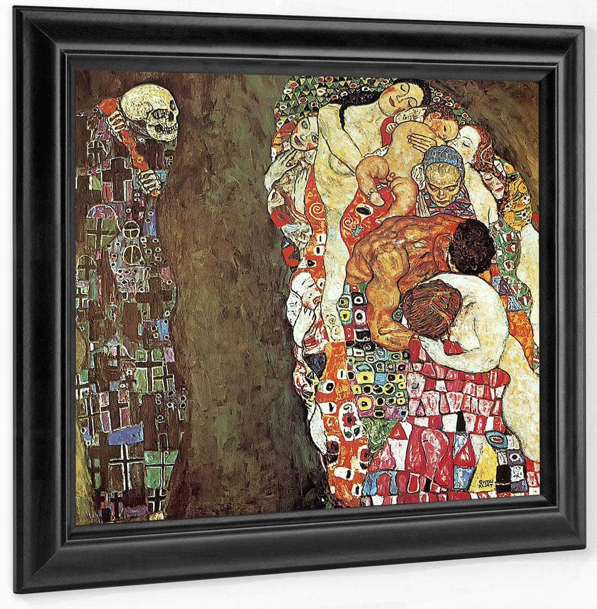 Life And Death By Gustav Klimt Fine Art Print