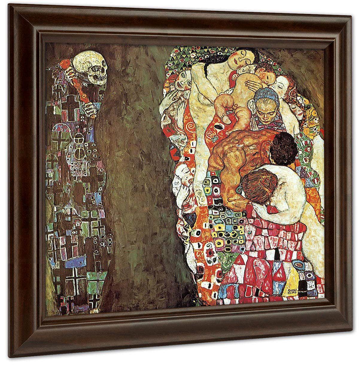 Life And Death By Gustav Klimt Fine Art Print