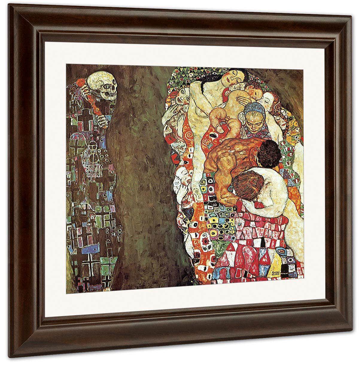 Life And Death By Gustav Klimt Fine Art Print