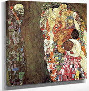 Life And Death By Gustav Klimt Fine Art Print