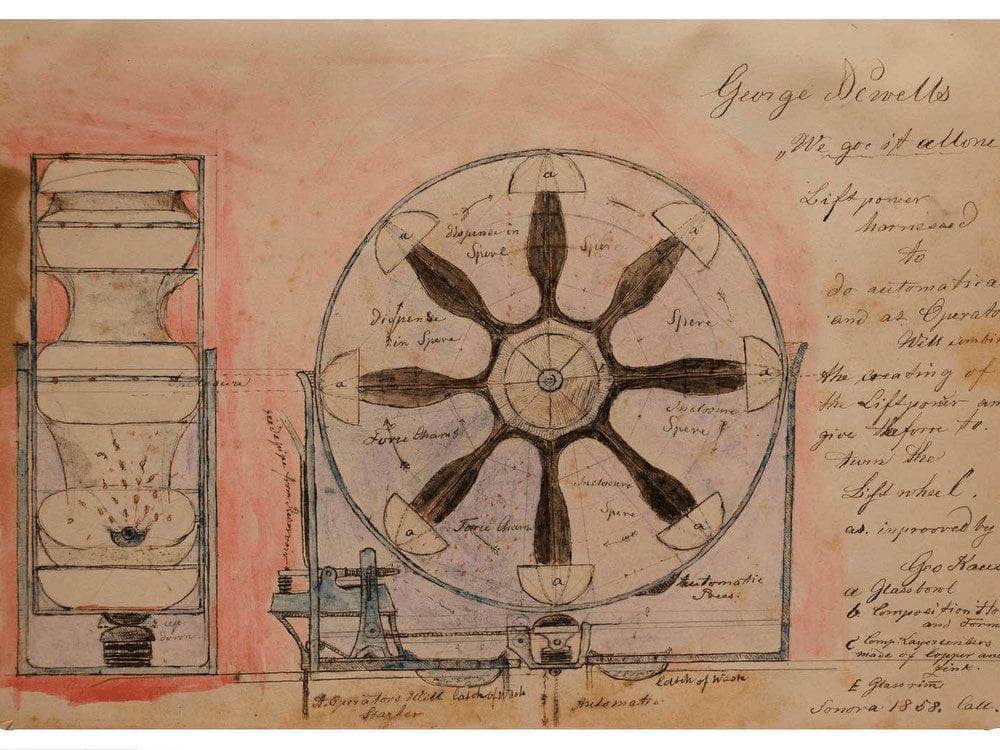 Liftpower Harnessed 1919 By Charles Dellschau Fine Art Print