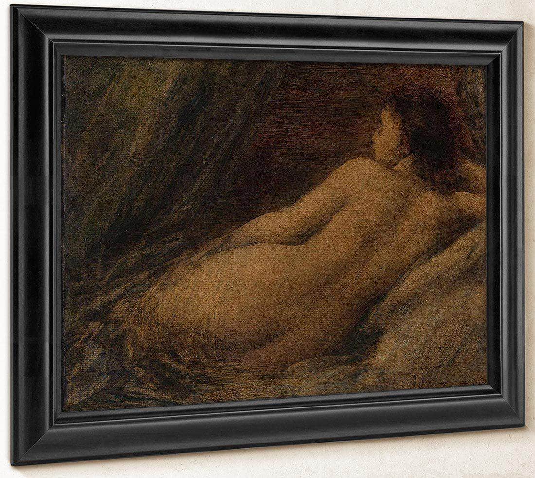 Liggende Naakte Vrouw By Henri Fantin Latour Fine Art Print
