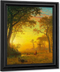 Light In The Forest By Albert Bierdstadt Fine Art Print