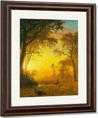 Light In The Forest By Albert Bierdstadt Fine Art Print