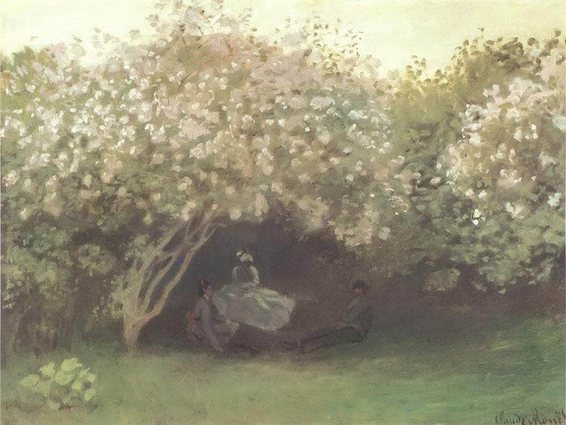 Lilacs Gray Weather By Claude Monet Fine Art Print