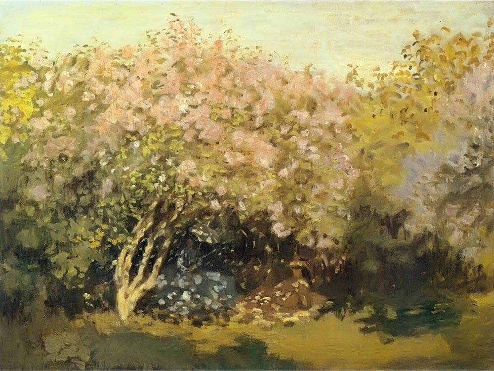 Lilacs In The Sun By Claude Monet Fine Art Print