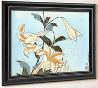 Lilies By Hokusai Fine Art Print