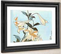 Lilies By Hokusai Fine Art Print