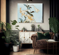 Lilies By Hokusai Fine Art Print