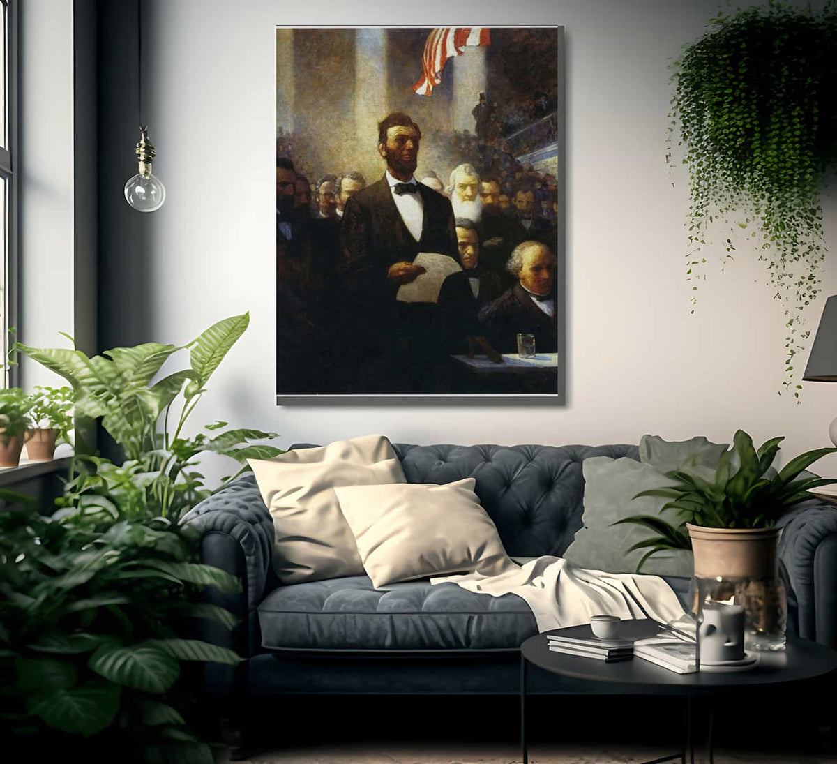 Lincoln By NC Wyeth Fine Art Print