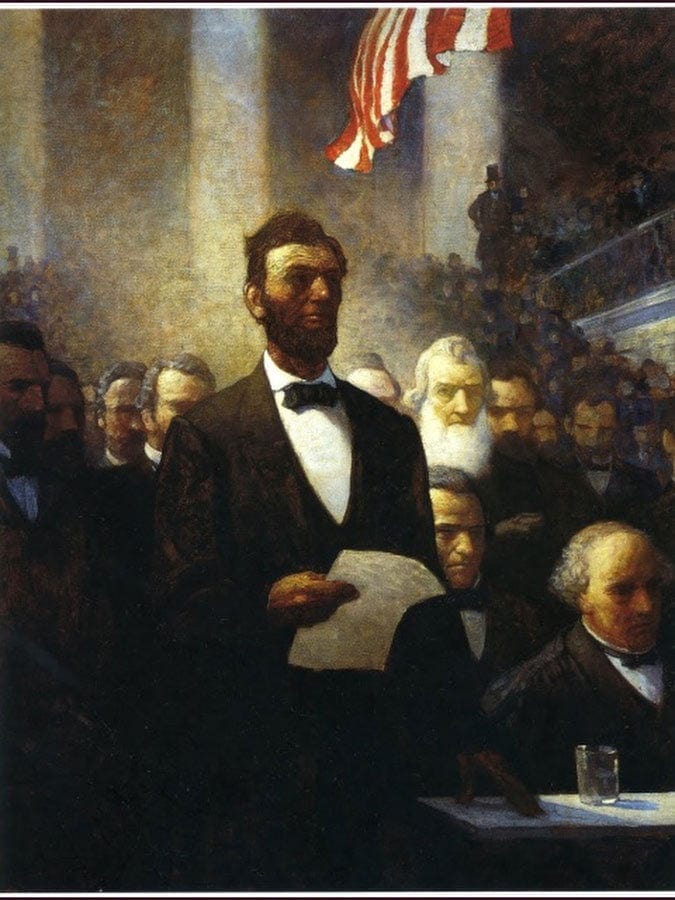 Lincoln By NC Wyeth Fine Art Print