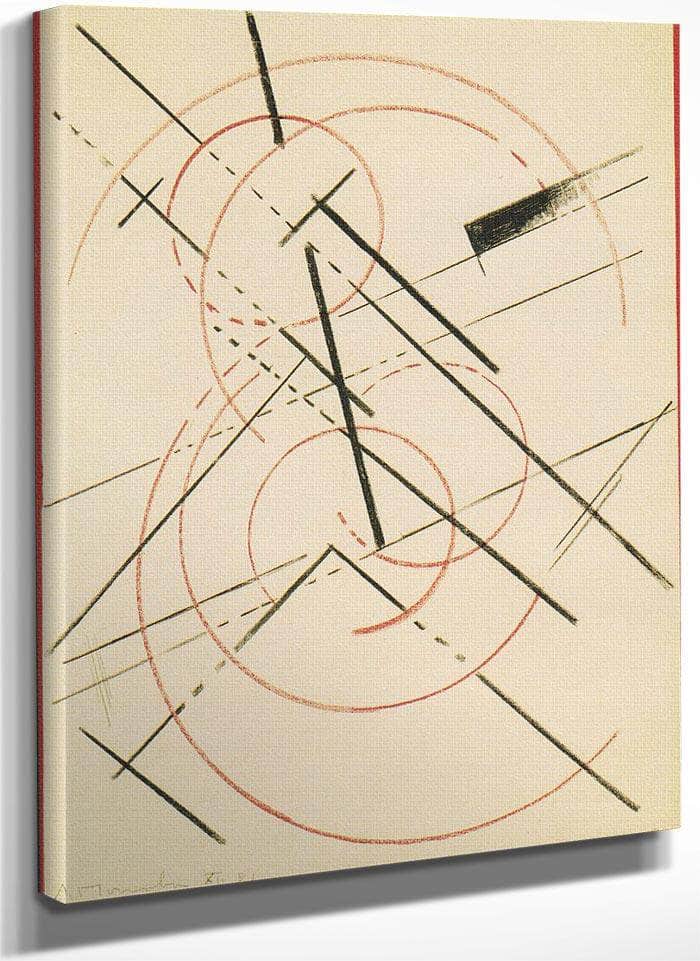 Lineare Composition 1919 By Liubov Popova Fine Art Print
