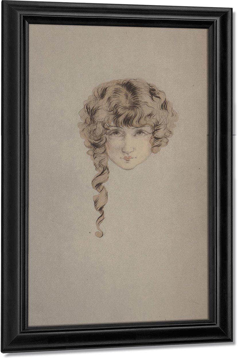 Lingenue Libertine By Colette Willy 1926 By Louis Icart Fine Art Print