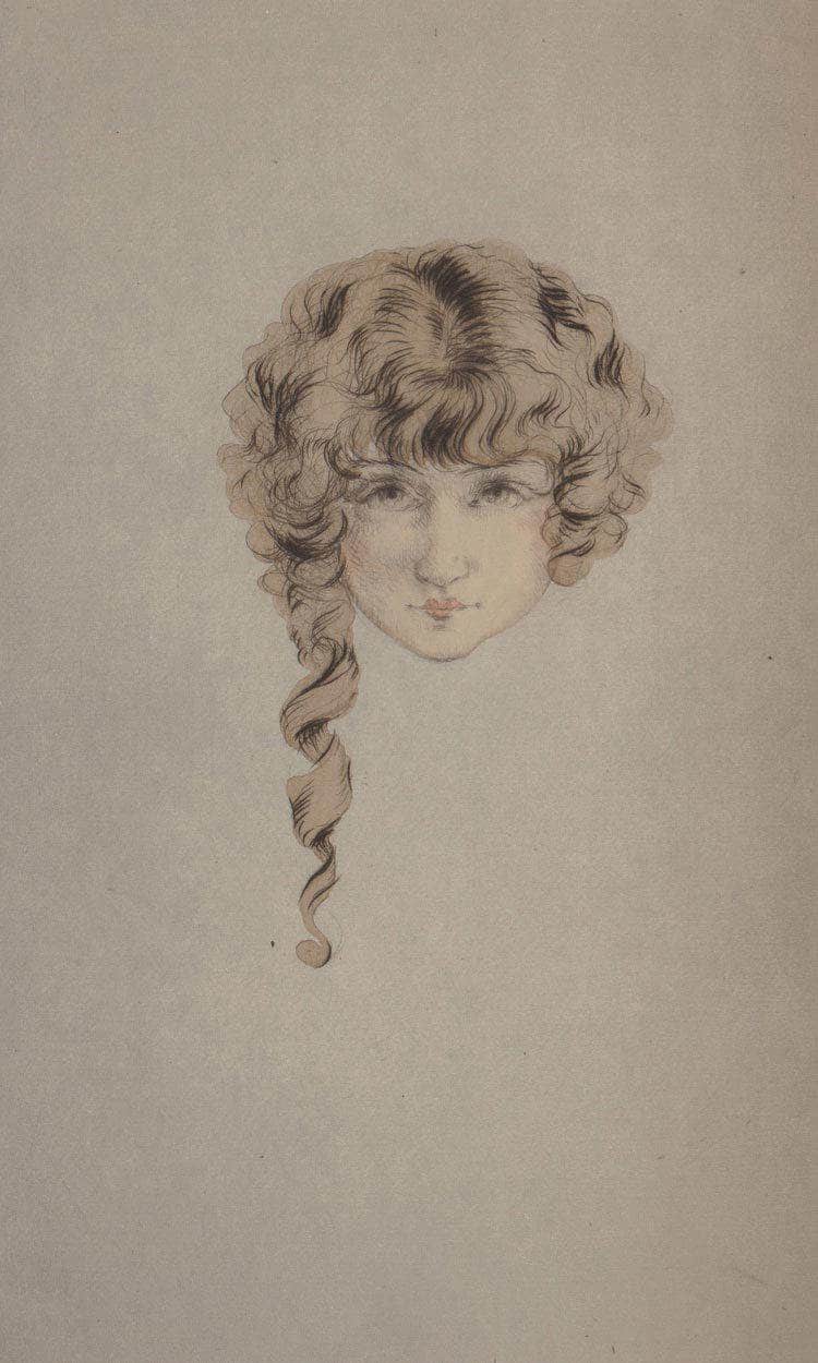 Lingenue Libertine By Colette Willy 1926 By Louis Icart Fine Art Print
