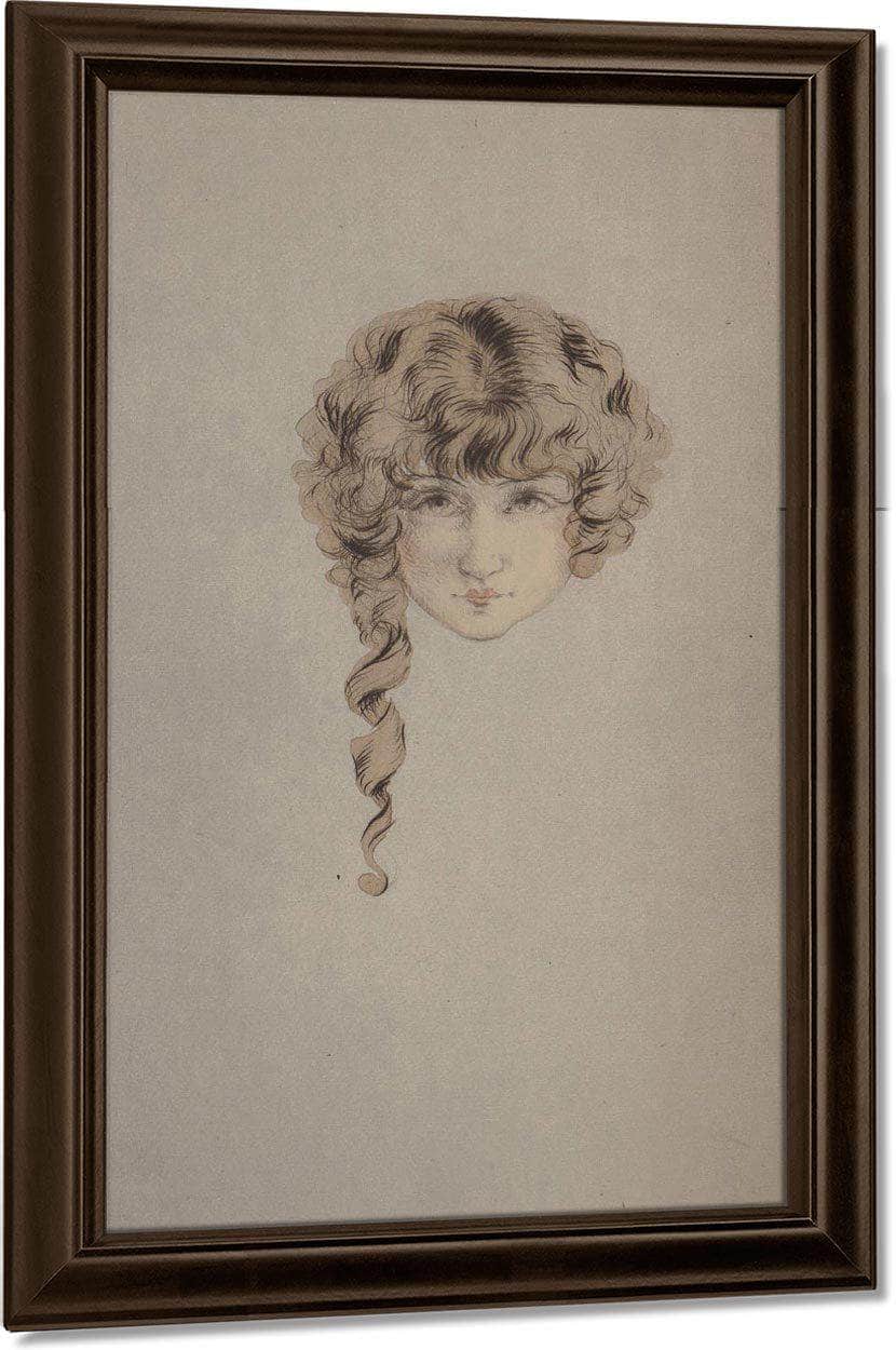 Lingenue Libertine By Colette Willy 1926 By Louis Icart Fine Art Print