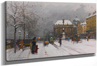 Linstitut Temps Mauvais By Eugene Galien Laloue Fine Art Print