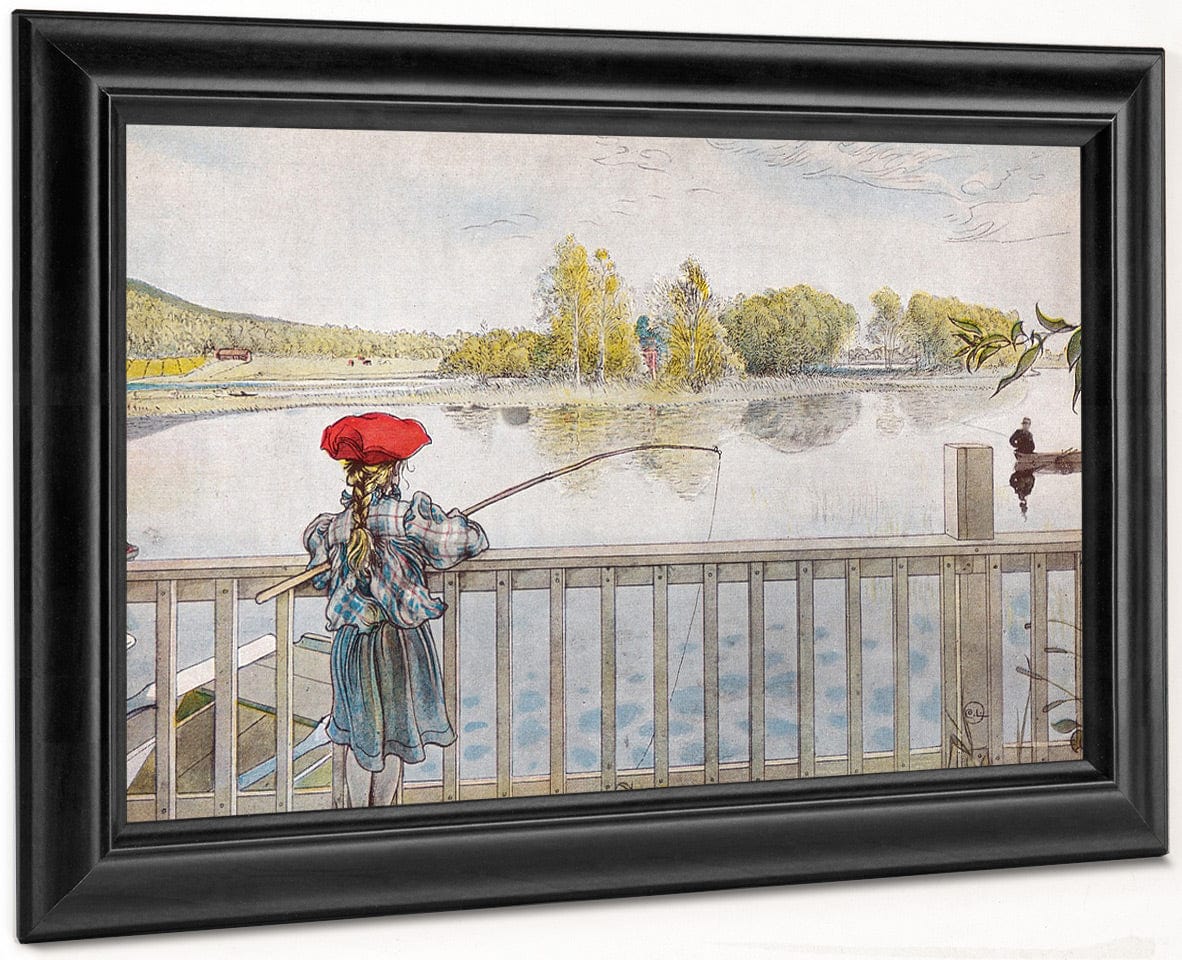 Lisbeth Metar Av  By Carl Larsson Fine Art Print