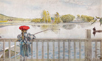 Lisbeth Metar Av  By Carl Larsson Fine Art Print