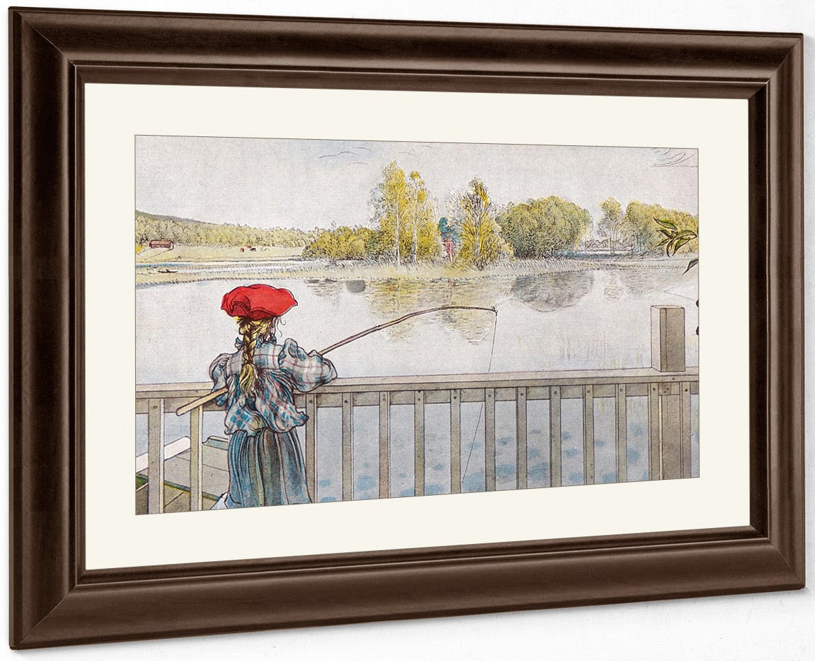 Lisbeth Metar Av  By Carl Larsson Fine Art Print