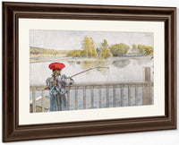 Lisbeth Metar Av  By Carl Larsson Fine Art Print