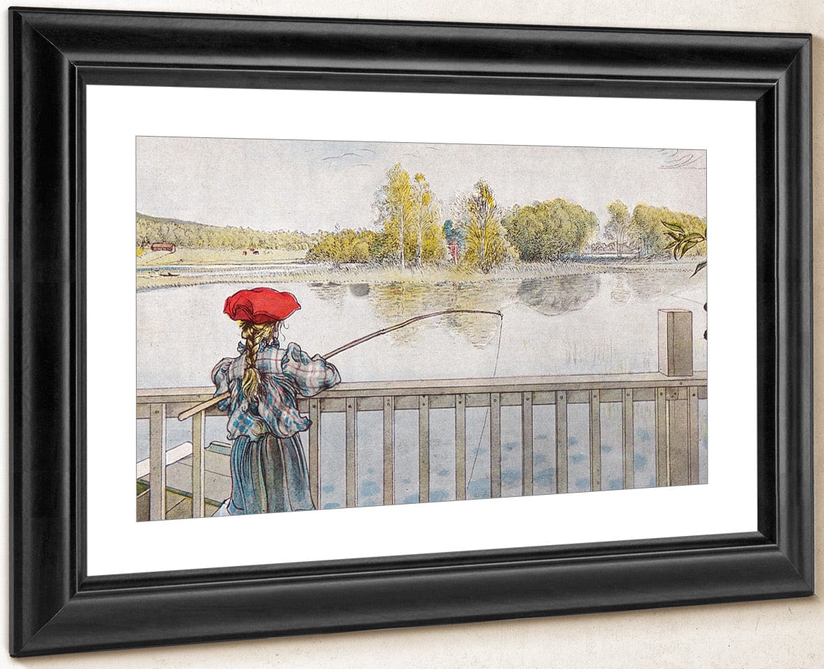 Lisbeth Metar Av  By Carl Larsson Fine Art Print