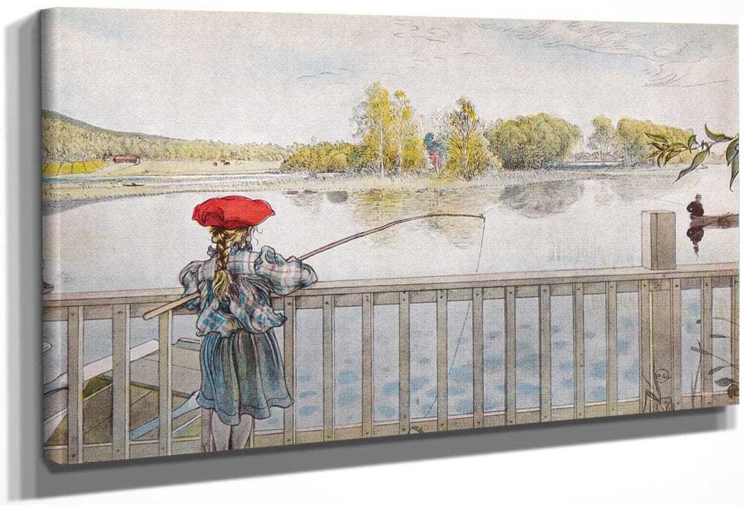 Lisbeth Metar Av  By Carl Larsson Fine Art Print